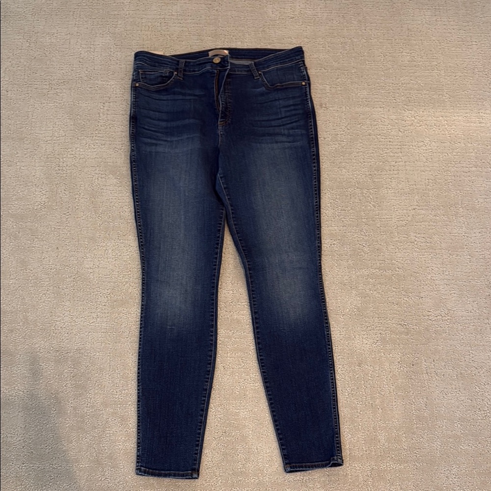 Kut from the Kloth Blue Skinny Jeans- Size 14
